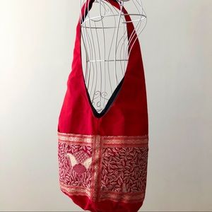 Ethnic Cloth Bag NWOT - Red